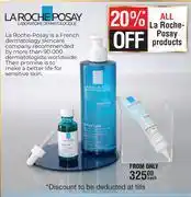 Dis-Chem La Roche Posay Face Care Products-Each offer