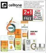 Dis-Chem Celltone Face Care And Tissue Oil Products-Each offer