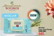 Dis-Chem African Extracts Rooibos Micellar Face Care Range-Each offer