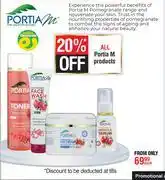 Dis-Chem Portia M Face Care Products-Each offer