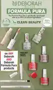 Dis-Chem Deborah Milano Formula Pura Products-Each offer