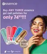 Dis-Chem Essence Gel Nail Polishes-For Any 3 offer