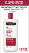 Dis-Chem Neutrogena Intense Repair Face Care Products-Each offer