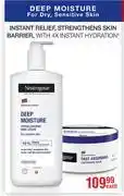 Dis-Chem Neutrogena Deep Moisture Face Care Products-Each offer