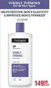 Dis-Chem Neutrogena Visibly Firming Face Care Products-Each offer