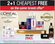 Dis-Chem L'Oreal Face Care Products-Each offer