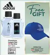 Dis-Chem Adidas Champions League Star Or Ice Dive EDT-100ml Each offer