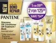 Dis-Chem Pantene Shampoo Or Conditioner Or Treatment/Mask Assorted Sizes-For 1 offer