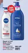 Dis-Chem Nivea Repair & Care Body Lotion Or Cream 400ml Assorted Or Body Lotion 625ml Assorted-Each offer