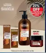 Dis-Chem L'Oreal Men Expert BarberClub Face Care Products-Each offer