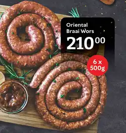 Oxford Freshmarket Oriental Braai Wors offer