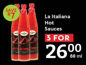 Oxford Freshmarket La Italiana Hot Sauces offer