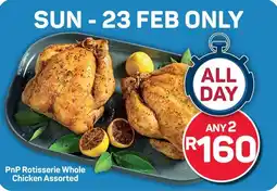 Pick n Pay PnP Rotisserie Whole Chicken Assorted offer