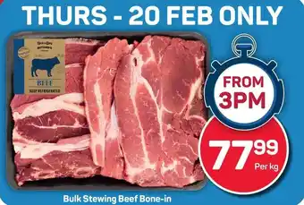 Pick n Pay Bulk Stewing Beef Bone-in offer