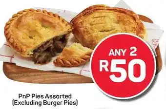 Pick n Pay PnP Pies Assorted (Excluding Burger Pies) offer