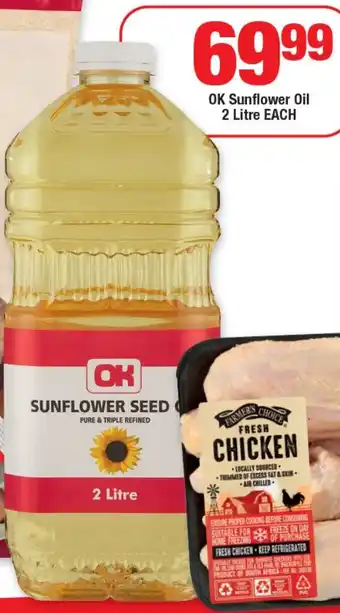 OK Foods OK Sunflower Oil offer