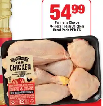 OK Foods Farmer's Choice Fresh Chicken Braai Pack offer