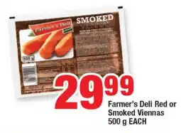 OK Foods Farmer's Deli Red or Smoked Viennas offer