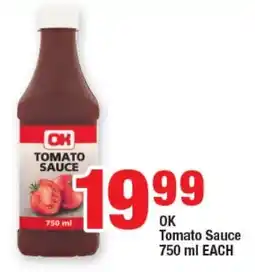 OK Foods OK Tomato Sauce offer