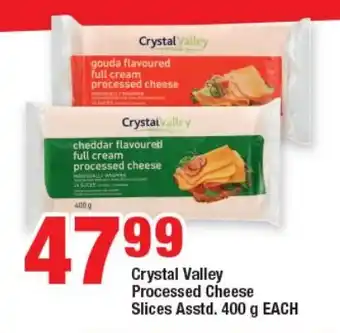 OK Foods Crystal Valley Processed Cheese Slices Asstd. offer