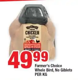 OK Foods Farmer's Choice Whole Bird, No Giblets offer