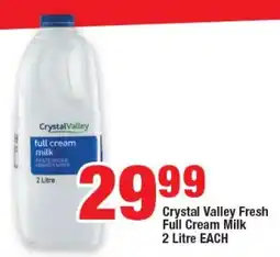 OK Foods Crystal Valley Fresh Full Cream Milk offer