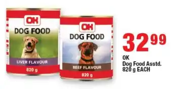 OK Foods OK Dog Food Asstd. offer