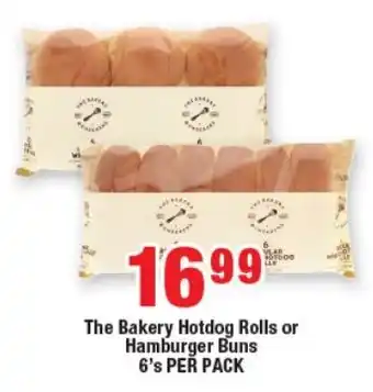 OK Foods The Bakery Hotdog Rolls or Hamburger Buns offer