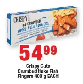 OK Foods Crispy Cuts Crumbed Hake Fish Fingers offer