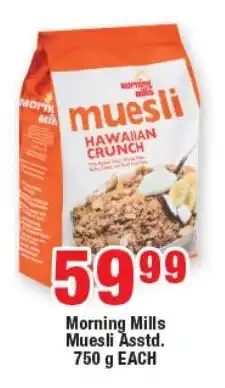 OK Foods Morning Mills Muesli Asstd. offer