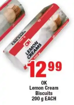 OK Foods OK Lemon Cream Biscuits offer