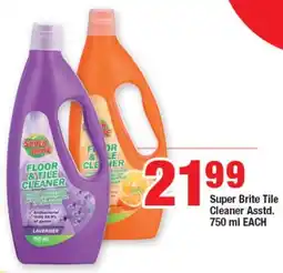 OK Foods Super Brite Tile Cleaner Asstd. offer