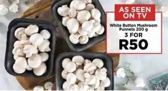 Food Lover's Market White Button Mushroom Punnets offer