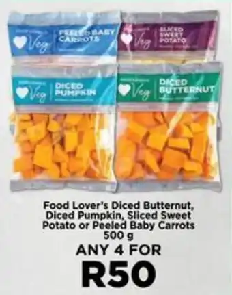 Food Lover's Market Food Lover's Diced Butternut, Diced Pumpkin, Sliced Sweet Potato or Peeled Baby Carrots offer