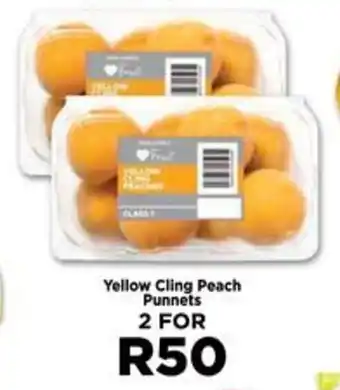 Food Lover's Market Yellow Cling Peach Punnets offer