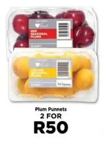 Food Lover's Market Plum Punnets offer