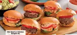 Food Lover's Market Mini Beef or Chicken Burgers offer