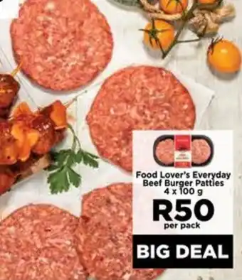 Food Lover's Market Food Lover's Everyday Beef Burger Patties offer