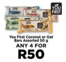 Food Lover's Market You First Coconut or Oat Bars Assorted offer