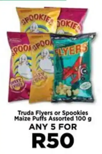 Food Lover's Market Truda Flyers or Spookies Maize Puffs Assorted offer