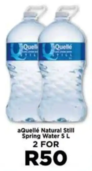 Food Lover's Market aQuellé Natural Still Spring Water offer