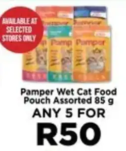 Food Lover's Market Pamper Wet Cat Food Pouch Assorted offer