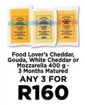 Food Lover's Market Food Lover's Cheddar, Gouda, White Cheddar or Mozzarella offer