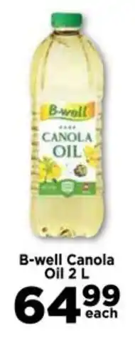 Food Lover's Market B-well Canola Oil offer