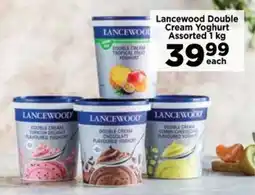 Food Lover's Market Lancewood Double Cream Yoghurt Assorted offer