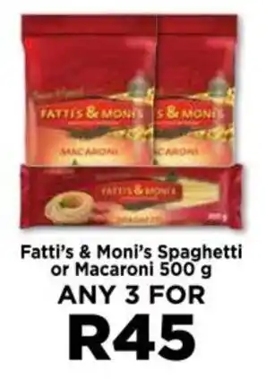 Food Lover's Market Fatti's & Moni's Spaghetti or Macaroni offer