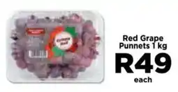 Food Lover's Market Red Grape Punnets offer