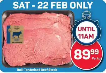 Pick n Pay Hypermarket Bulk Tenderised Beef Steak offer