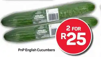 Pick n Pay Hypermarket PnP English Cucumbers offer