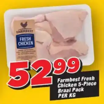 OK Foods Farmbest Fresh Chicken Braai Pack offer